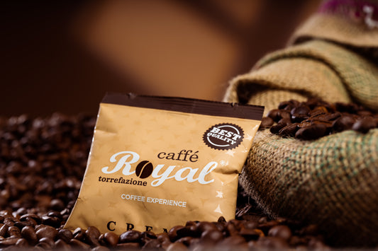 Café italien - Royal Caffé CREMA (50% Arabica) dosettes compostables