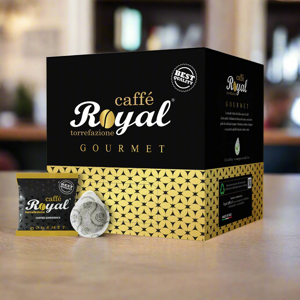 Café italien - Royal Caffé GOURMET (70% Arabica) dosettes compostables