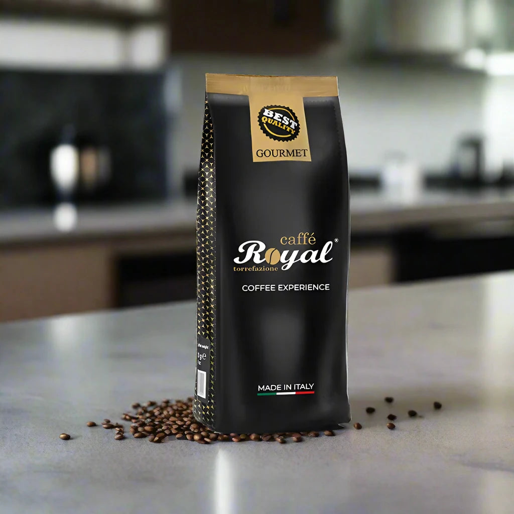 Royal Coffee beans GOURMET- 70% Arabica - 30% Robusta package of 1kg